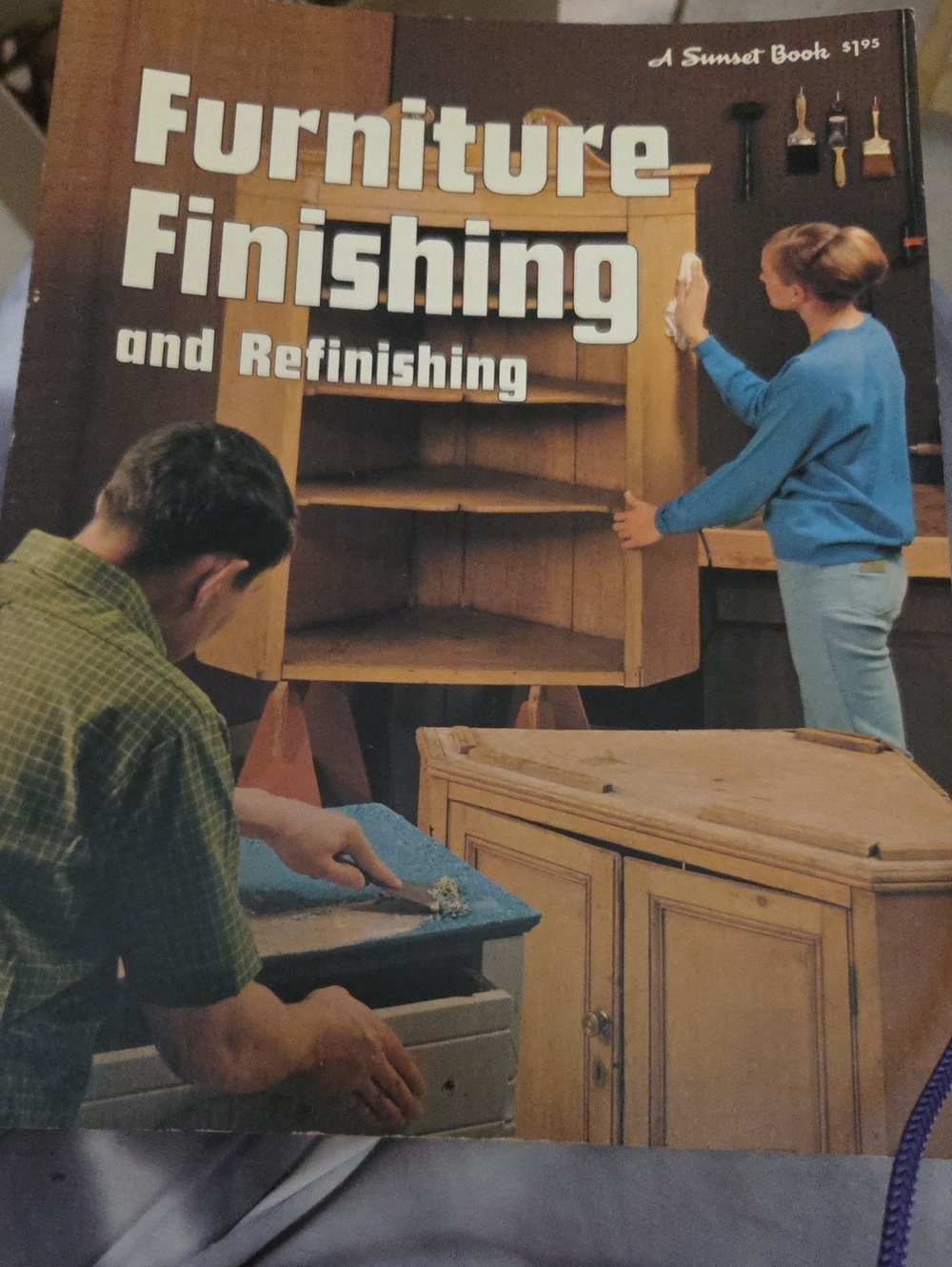 Furniture Finishing and Refinishing Book - Blue Cover 1969